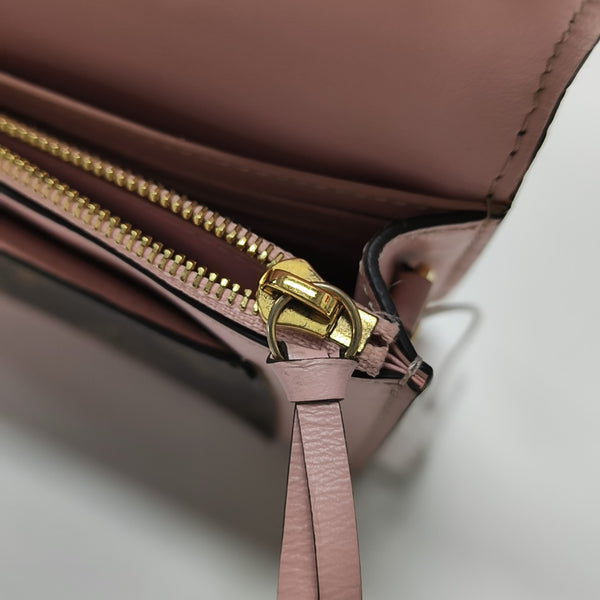 FLORE Monogram Coated Canvas Brown