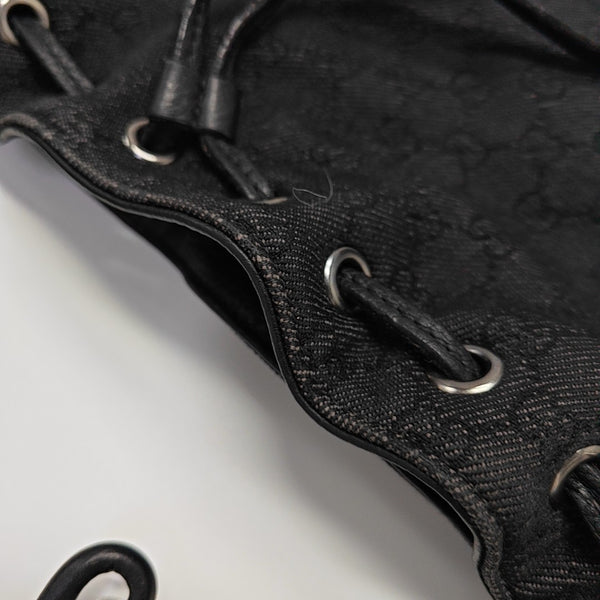 Monogram Canvas Tote Bag Black