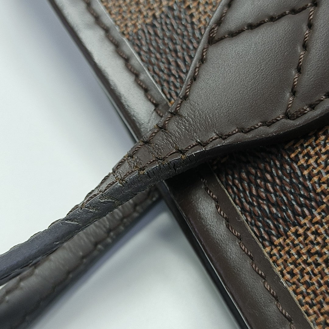 NEVERFULL MM Damier Ebene Coated Canvas Brown