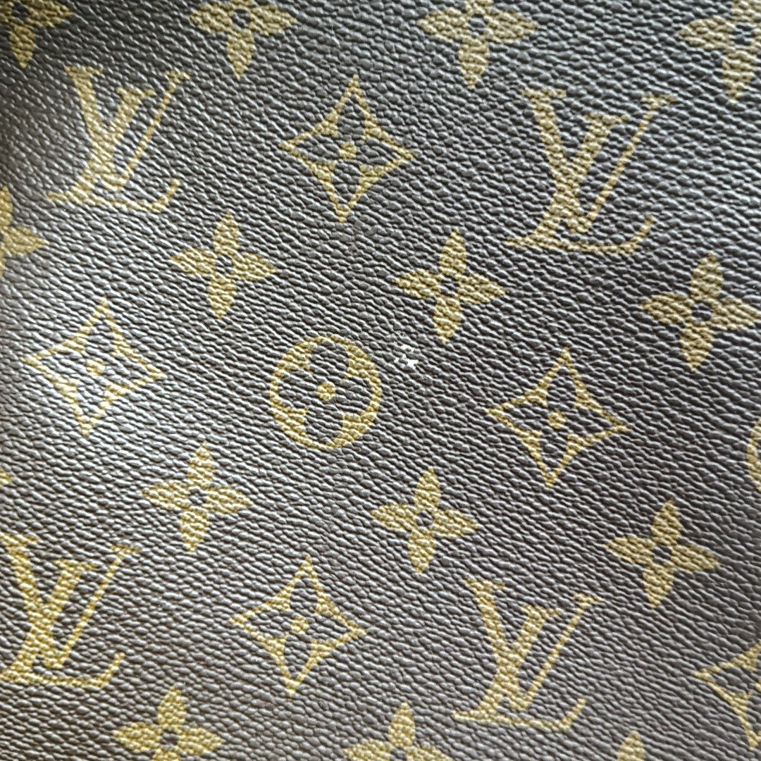 ALL IN GM Monogram Coated Canvas Brown