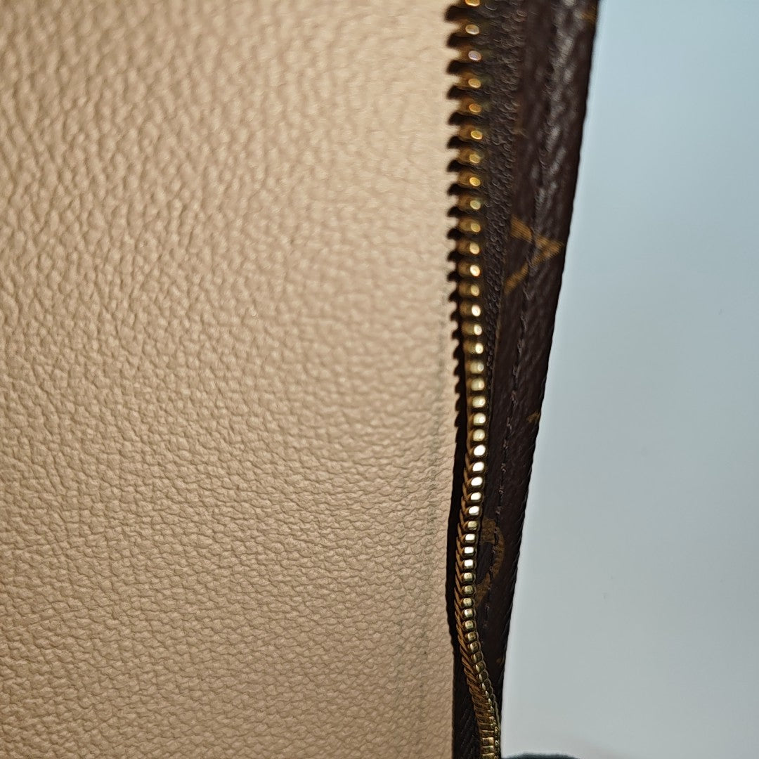 TOILET POCKET 26 Monogram Coated Canvas Brown