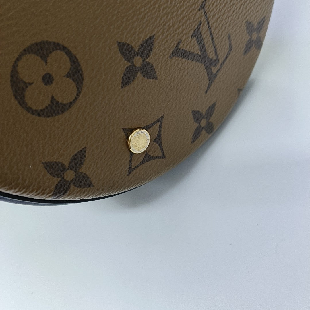 CANNES PM Monogram Coated Canvas Brown