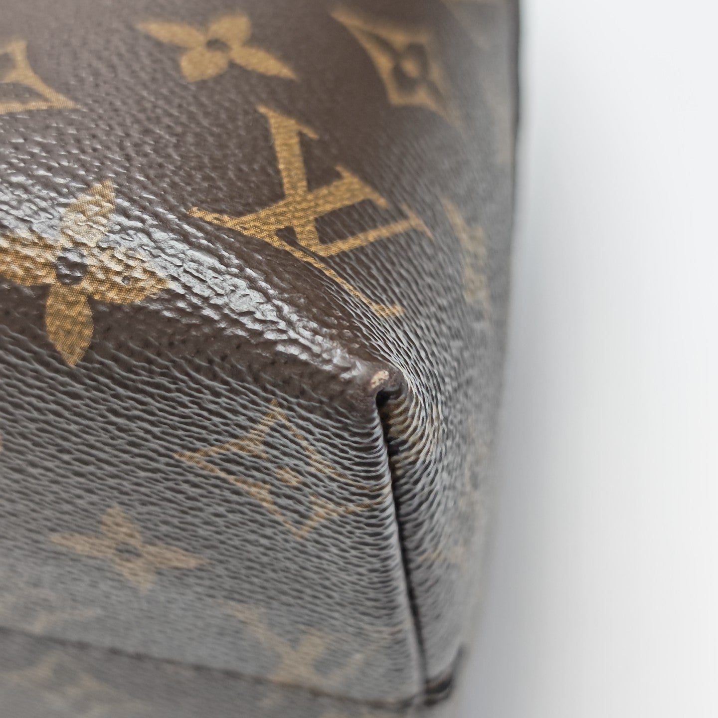 ALMA BNB MM Monogram Coated Canvas Brown
