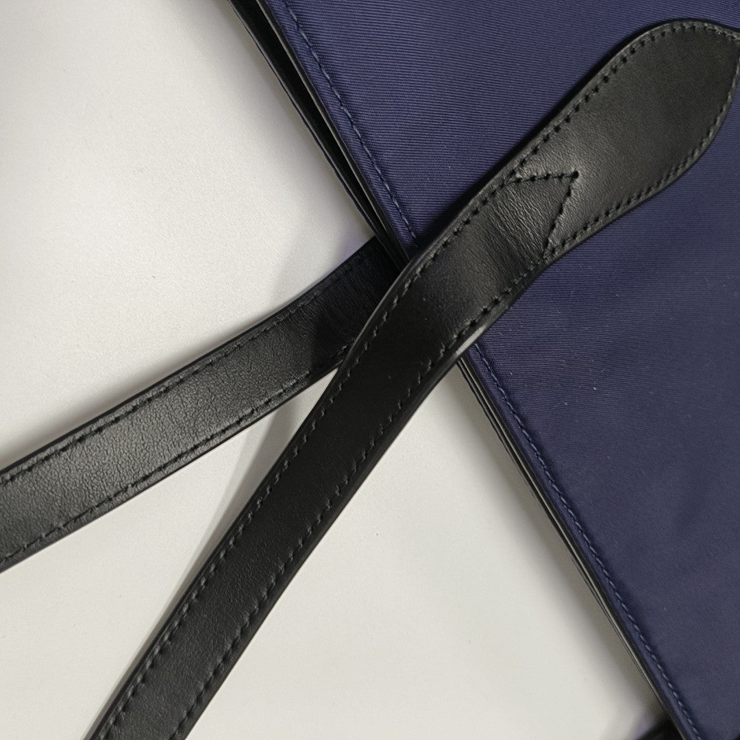 Nylon Tote Bag Blue