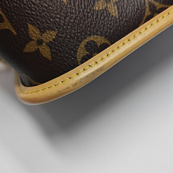 DIANE Monogram Coated Canvas Brown