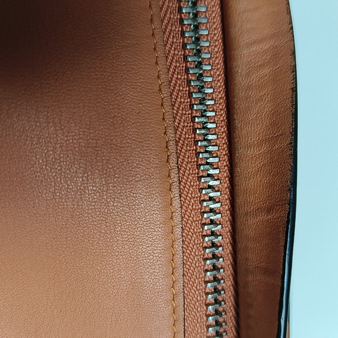 T Pouch Calfskin Orange