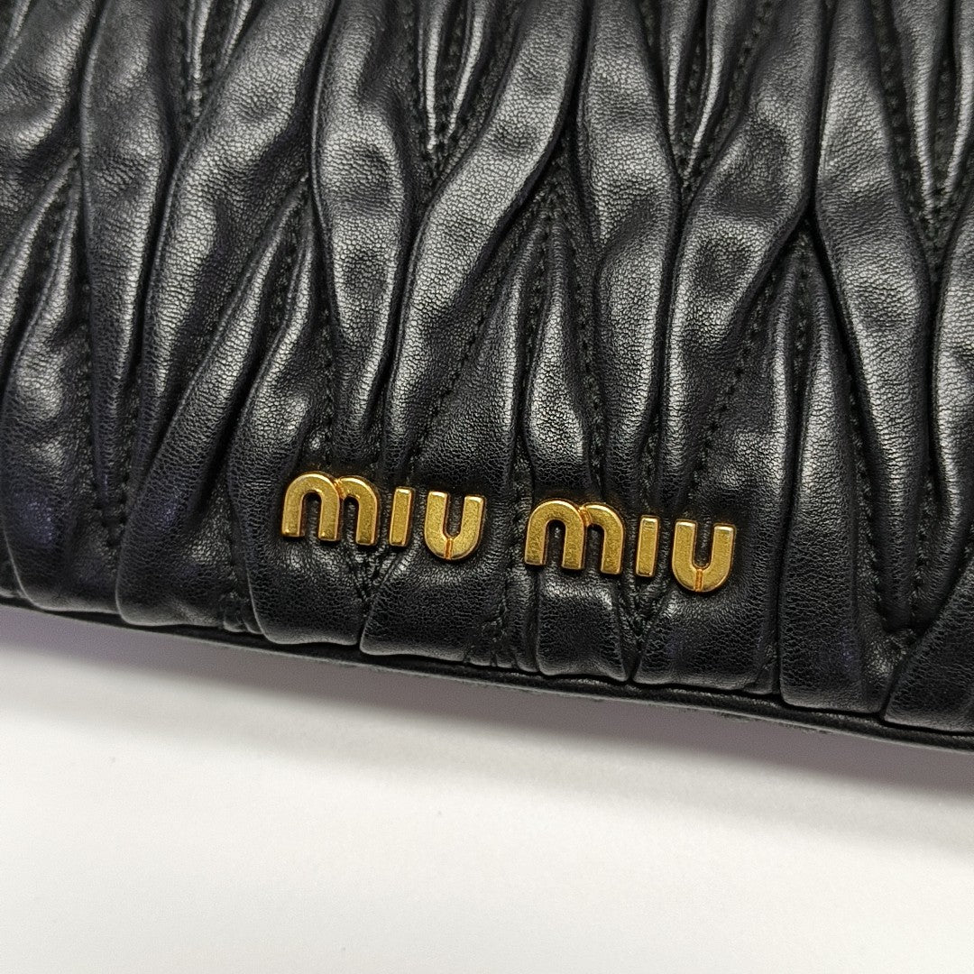 Lambskin Clutch Black