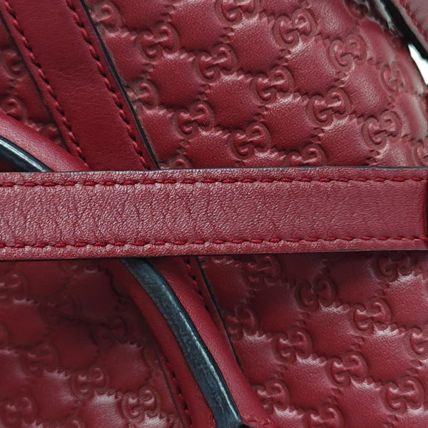 Microguccissima Monogram Calfskin Red