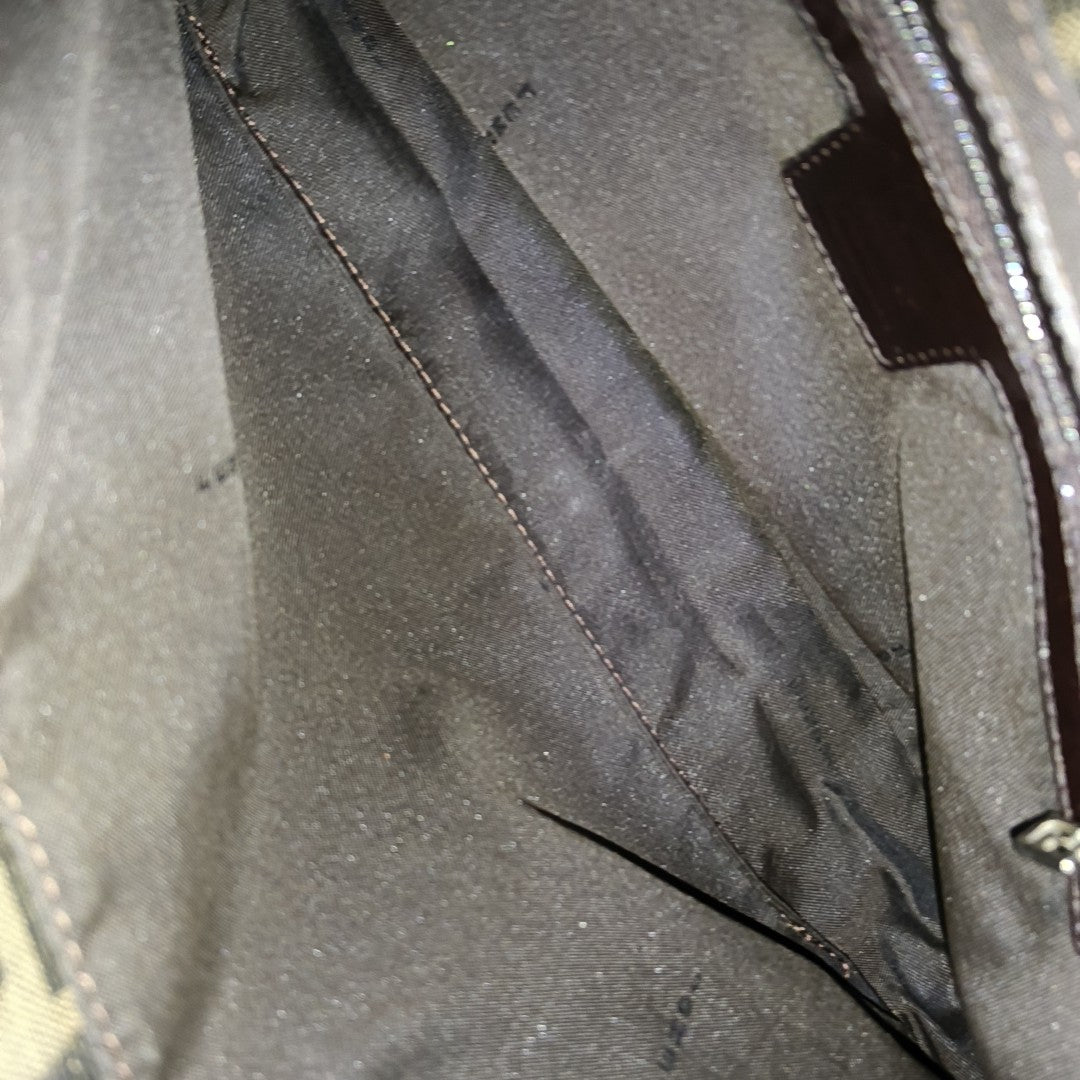 Vintage Canvas Bag Fabric Brown