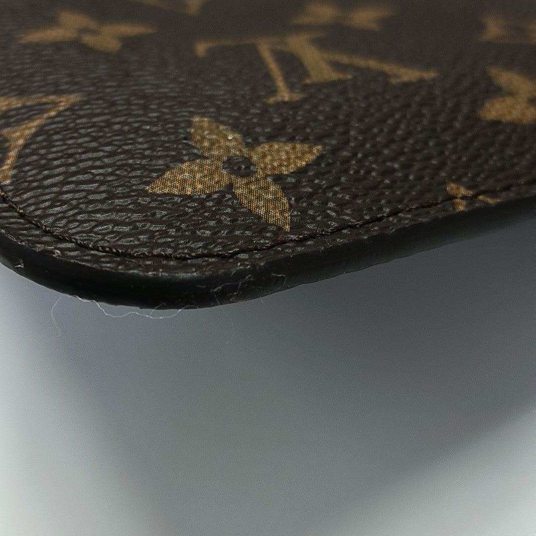 NEVERFULL MM Monogram Coated Canvas Brown