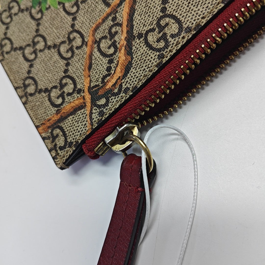 GG Blooms Monogram Coated Canvas Beige