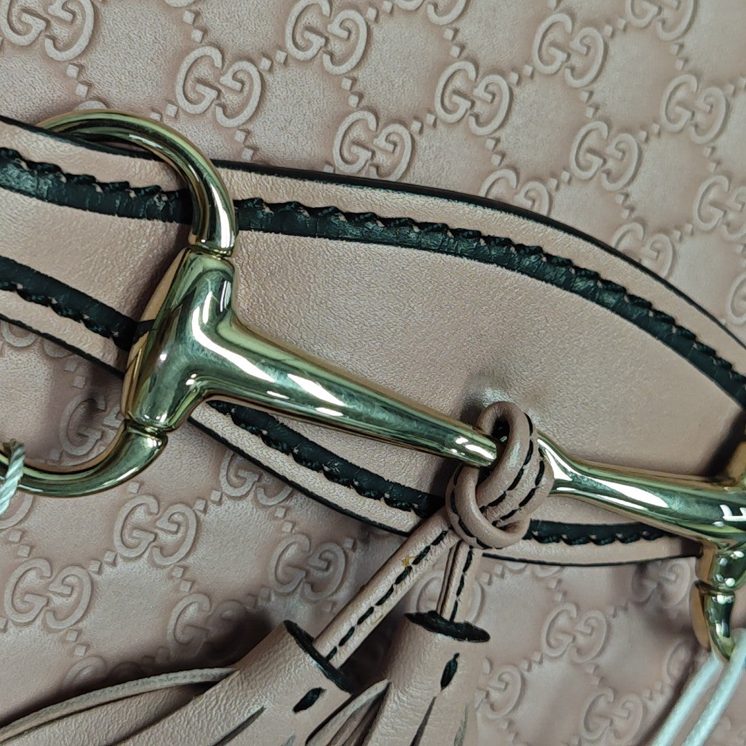 Emily Chain Monogram Calfskin Pink