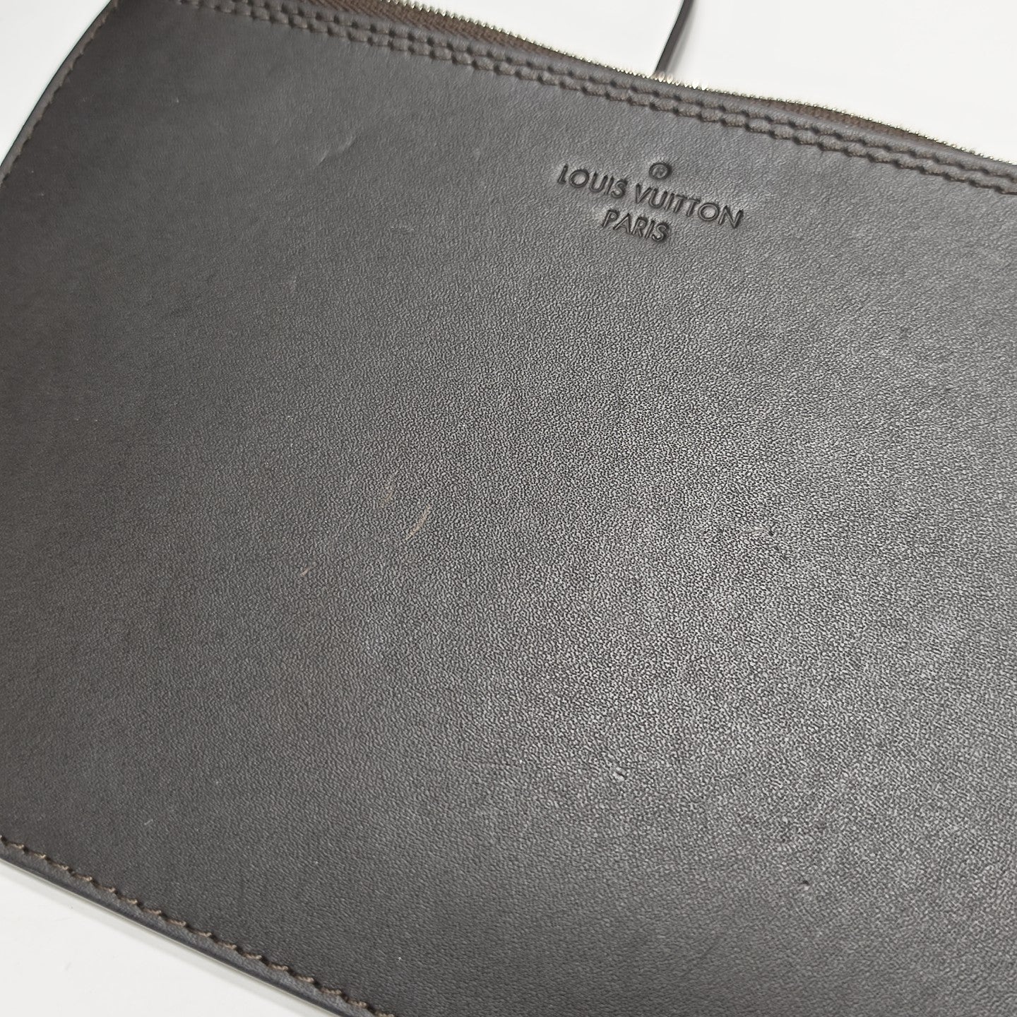 HINA Monogram Calfskin Black
