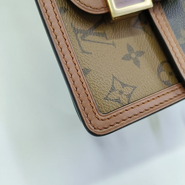 DAUPHINE Mini Coated Canvas Brown