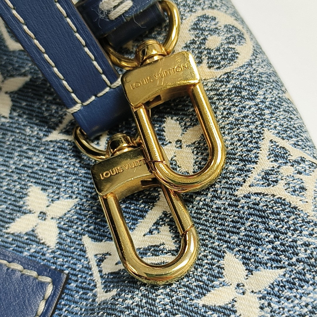 SPEEDY Nano Monogram Denim Blue