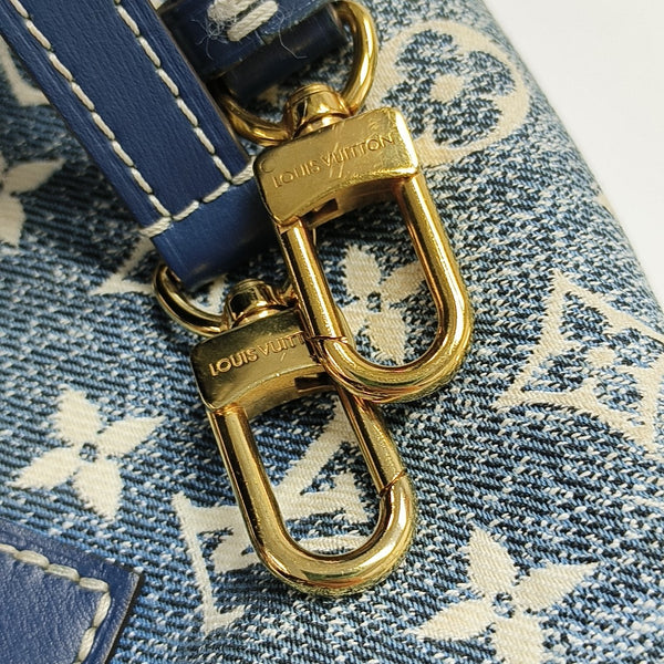 SPEEDY Nano Monogram Denim Blue