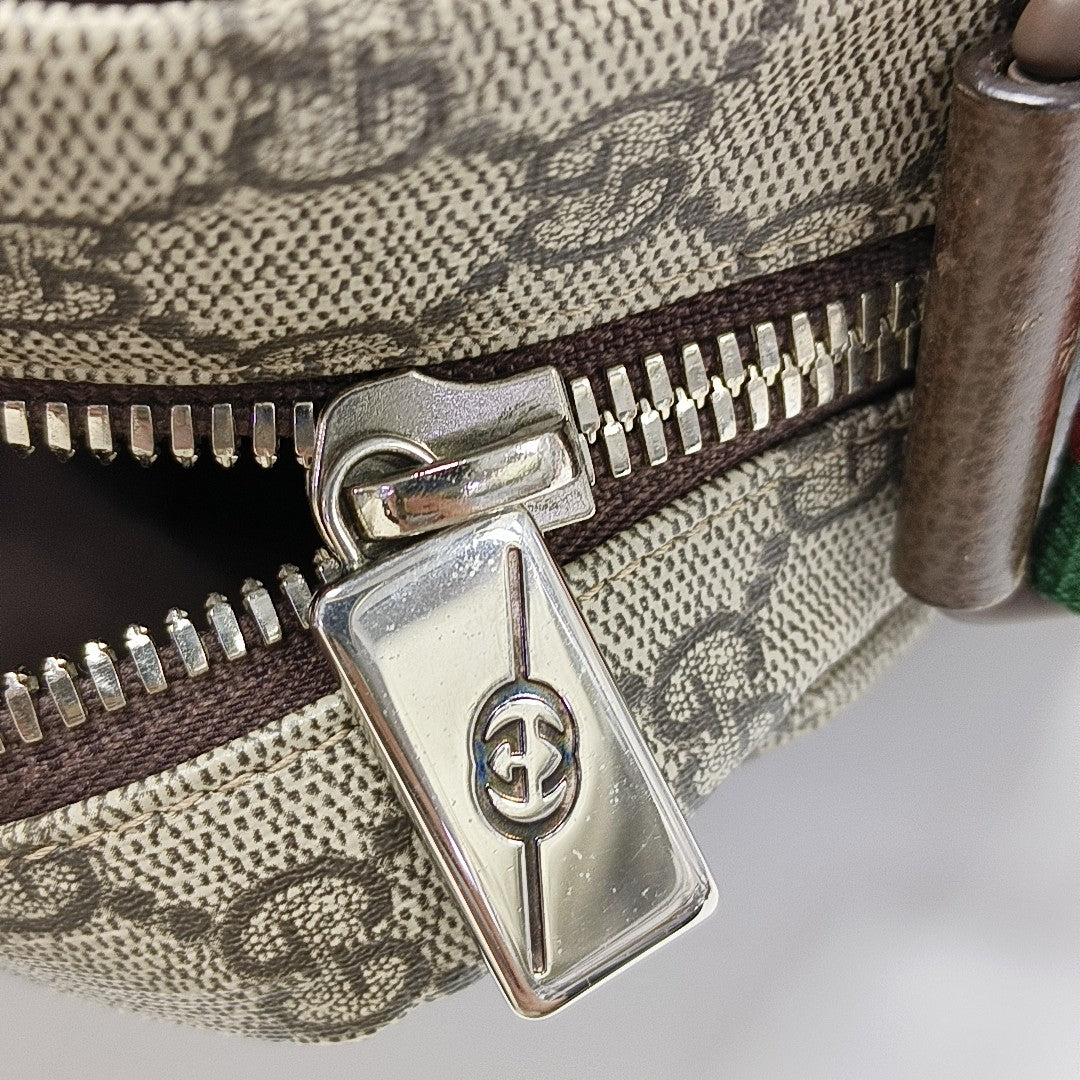 GG Supreme Monogram Coated Canvas Beige