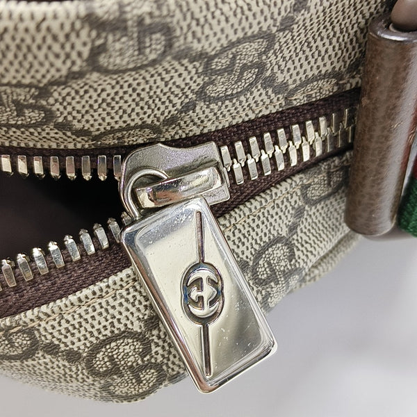 GG Supreme Monogram Coated Canvas Beige