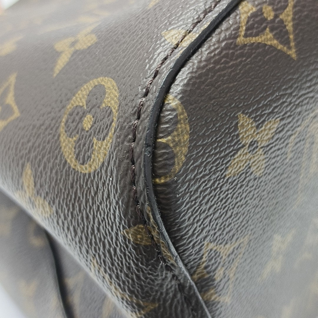 NÉONOÉ MM Monogram Coated Canvas Brown