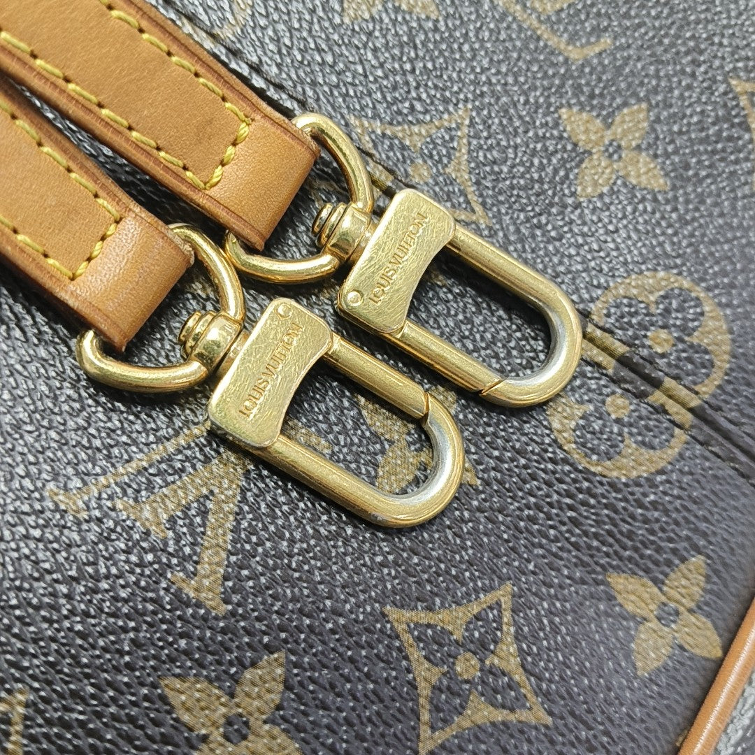 ESTRELA MM Monogram Coated Canvas Brown