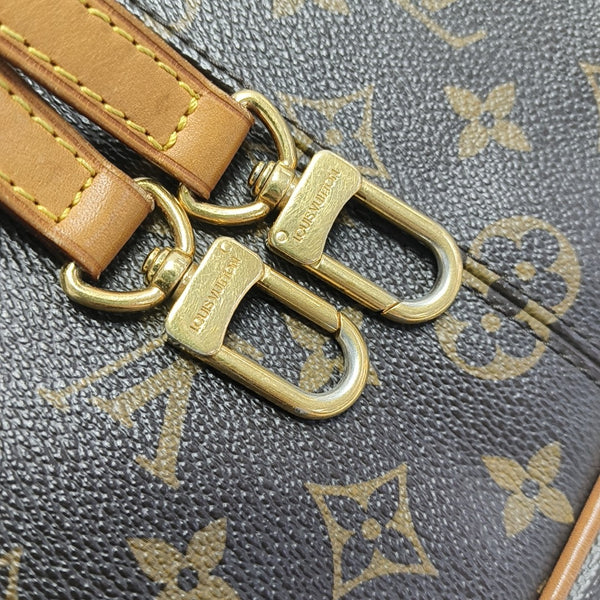 ESTRELA MM Monogram Coated Canvas Brown