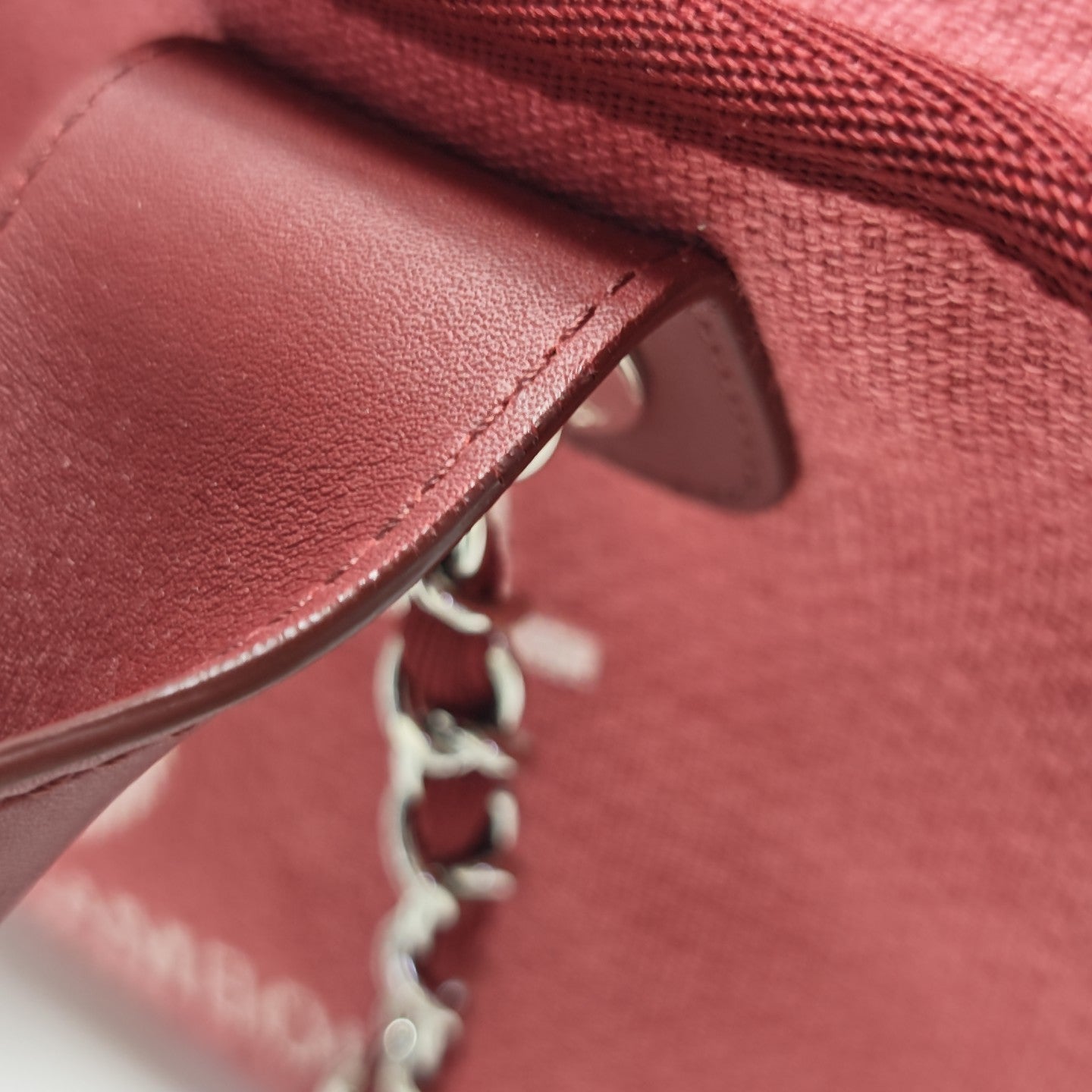 DEAUVILLE Small Fabric Red