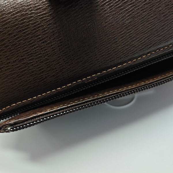 Calfskin Top Handle Bag Brown