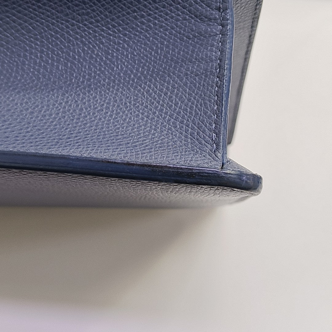 30 Montaigne Calfskin Blue