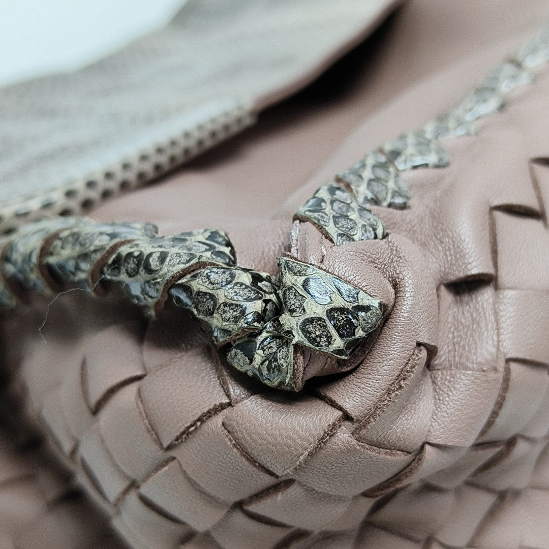 Lambskin Shoulder Bag Beige