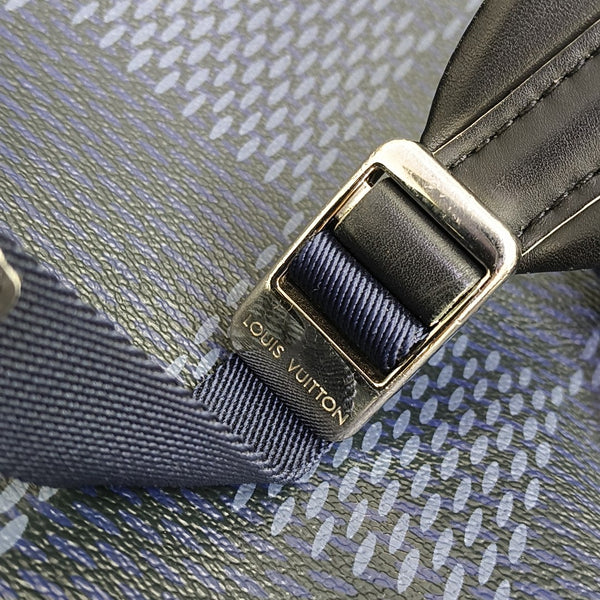 APOLLO Damier Coated Canvas Blue