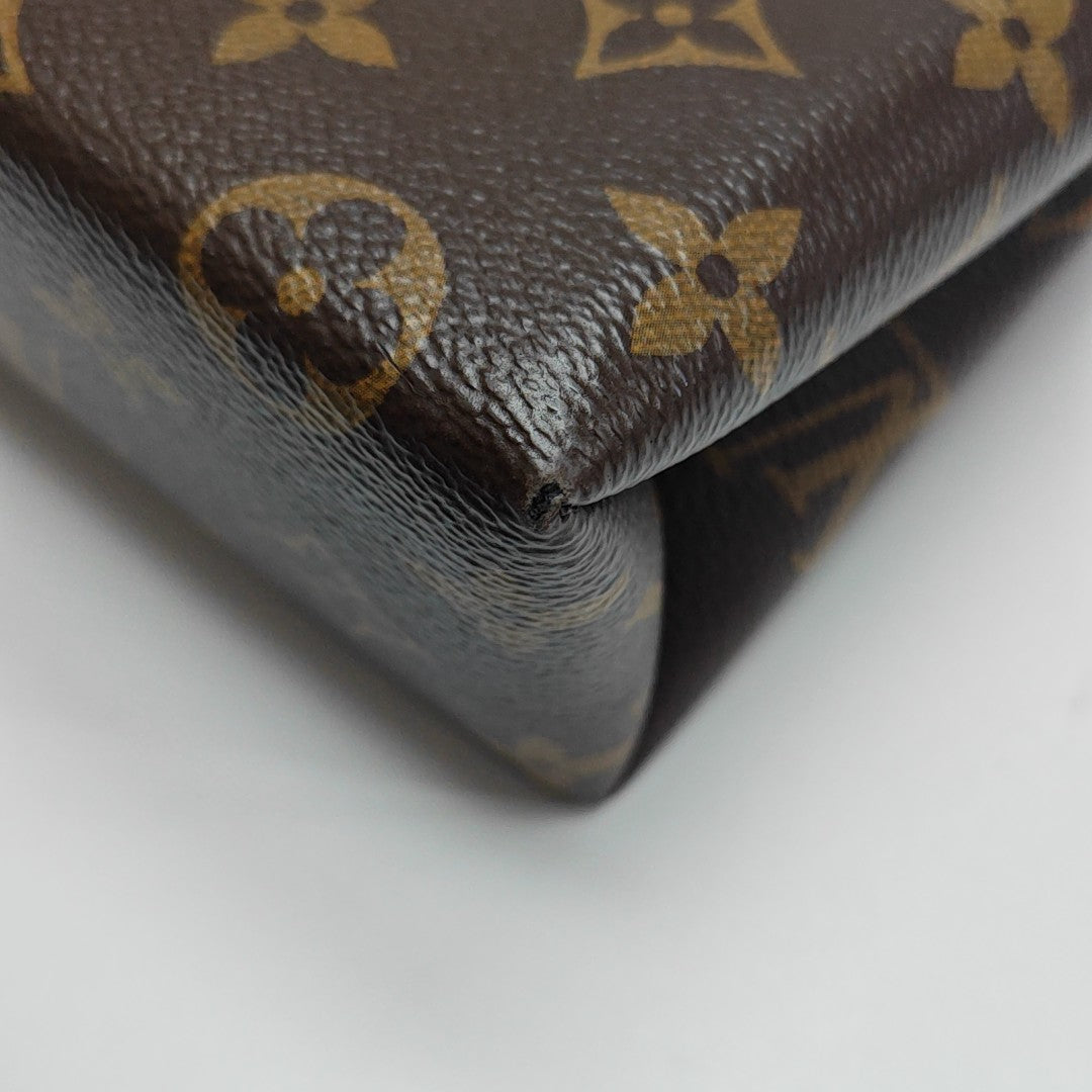 LOCKY BB Monogram Coated Canvas Brown
