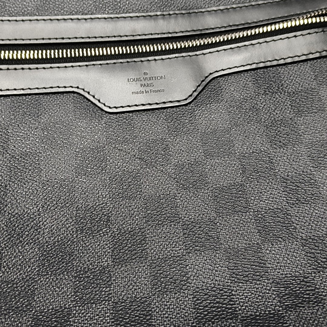 DANIEL Damier Graphite Coated Canvas Gray