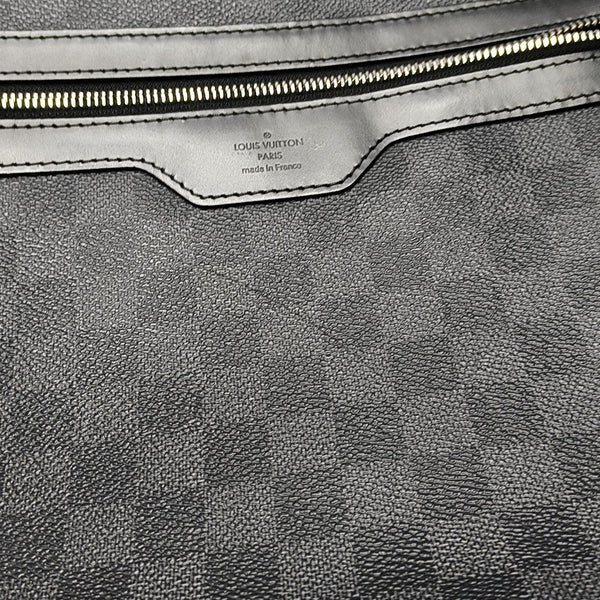DANIEL Damier Graphite Coated Canvas Gray