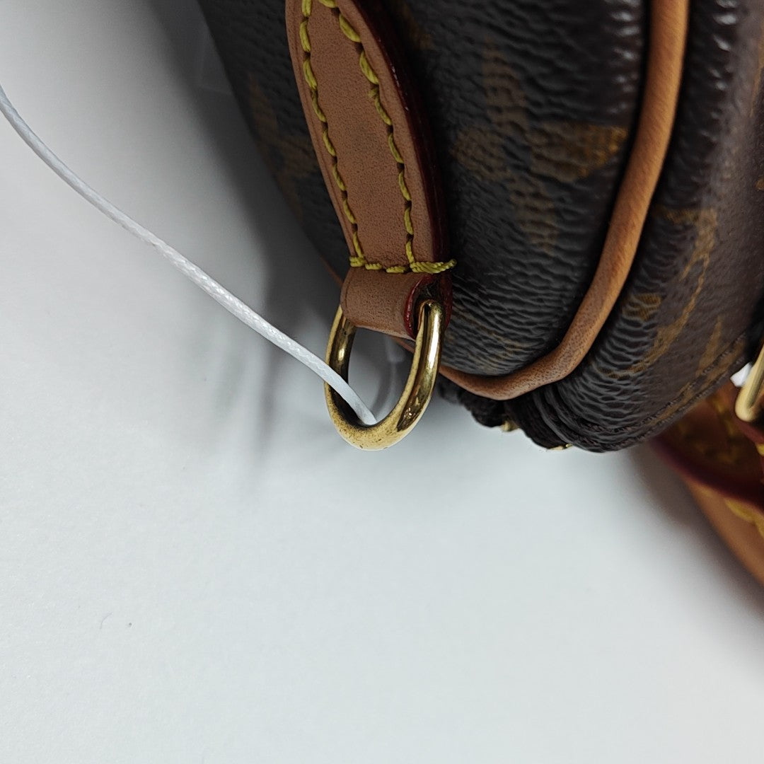 SPEEDY Nano Monogram Coated Canvas Brown