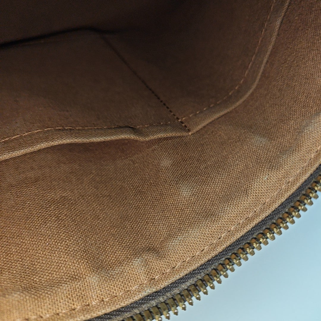 PALERMO PM Monogram Coated Canvas Brown