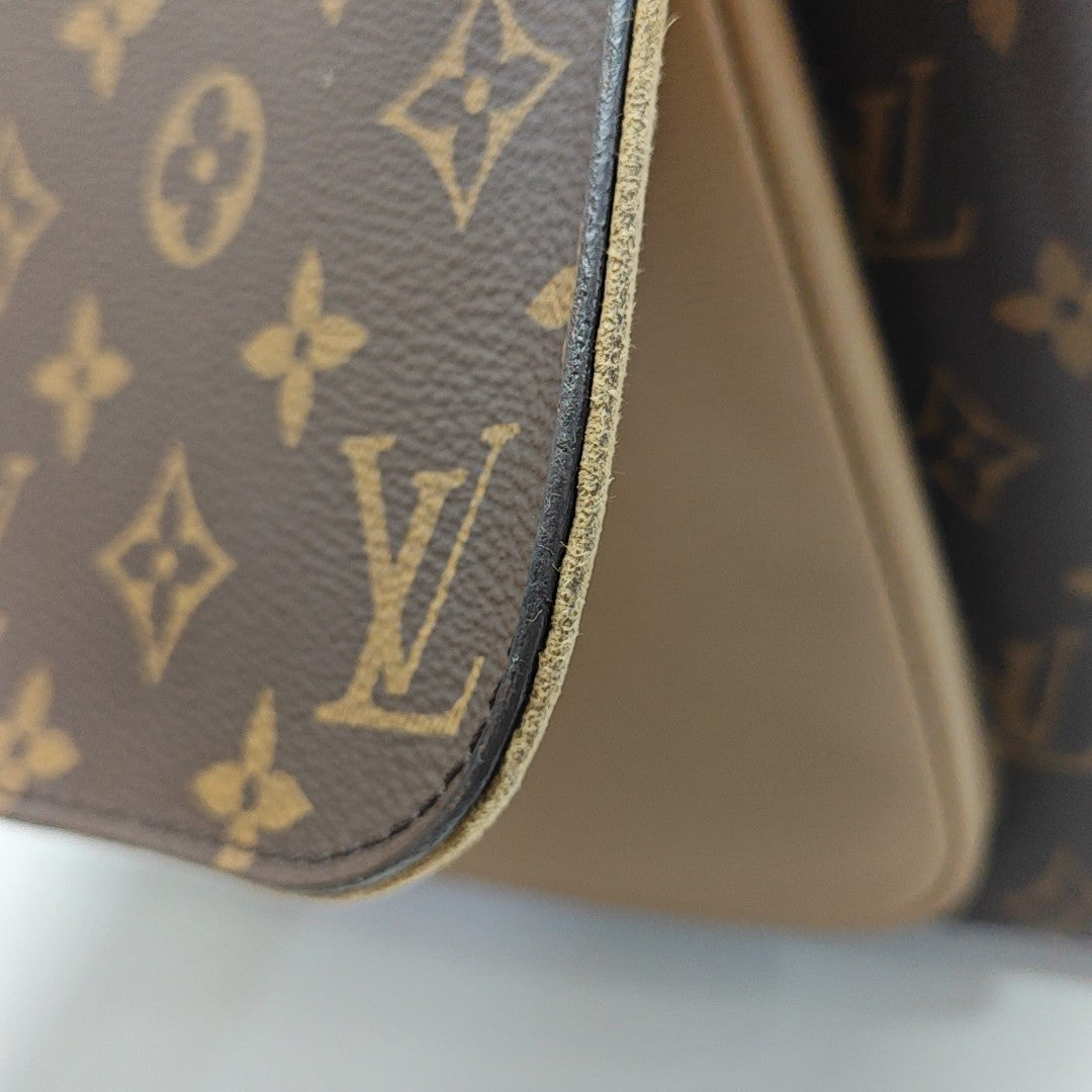 MARIGNAN Monogram Coated Canvas Brown
