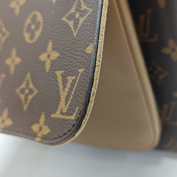 MARIGNAN Monogram Coated Canvas Brown