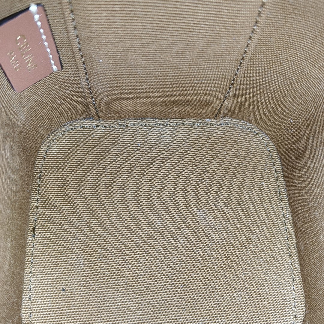 Coated Canvas Shoulder Bag Black