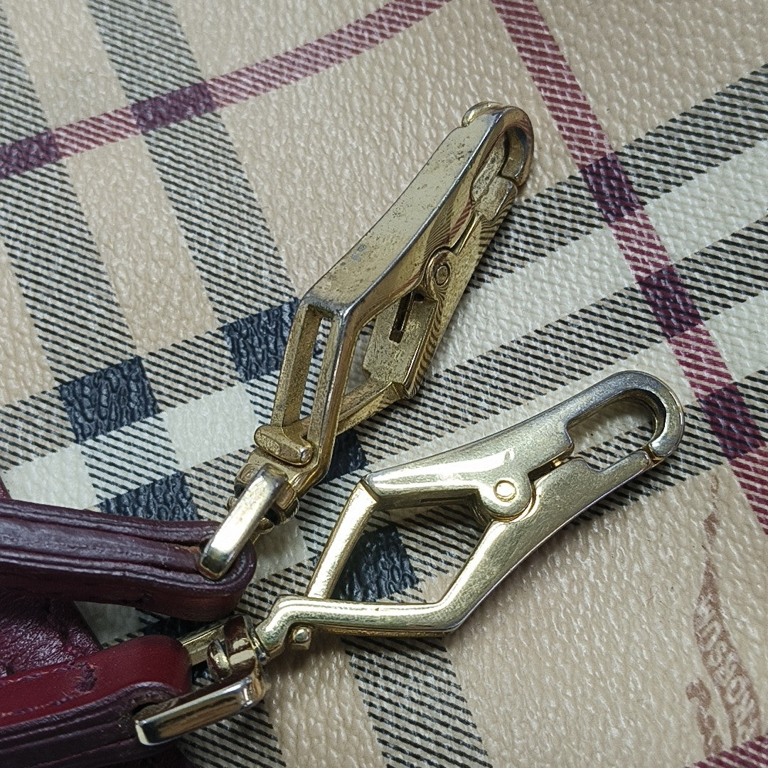 Coated Canvas Shoulder Bag Beige