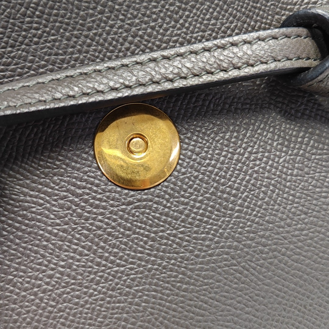 BELT PICO Calfskin Gray