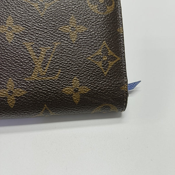 EMILIE Monogram Coated Canvas Brown Wallet
