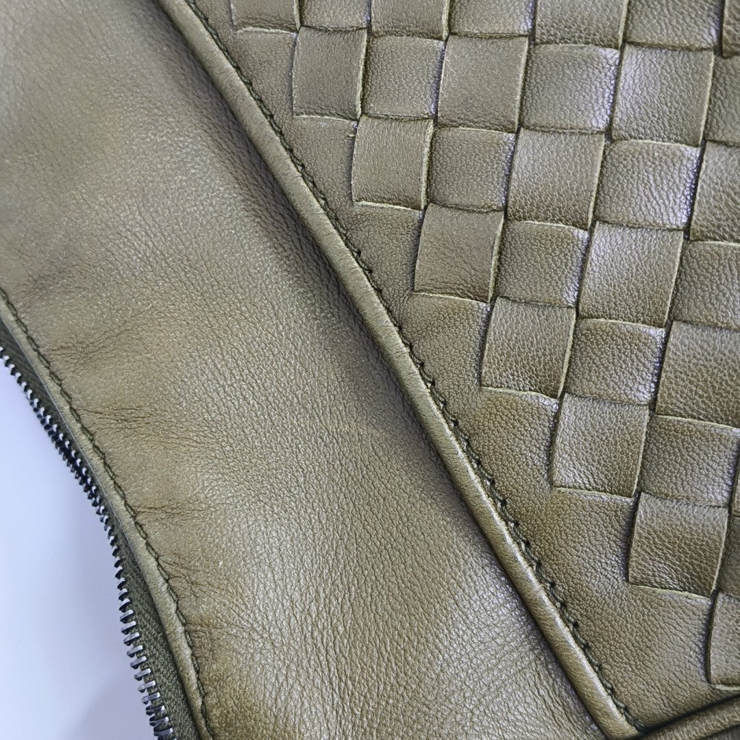 Lambskin Crossbody Bag Green