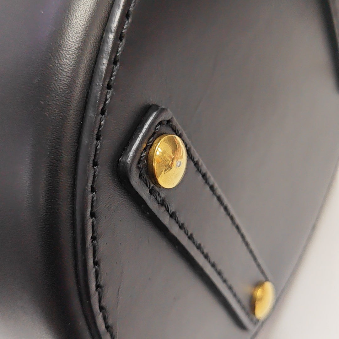 The Bucket Calfskin Black