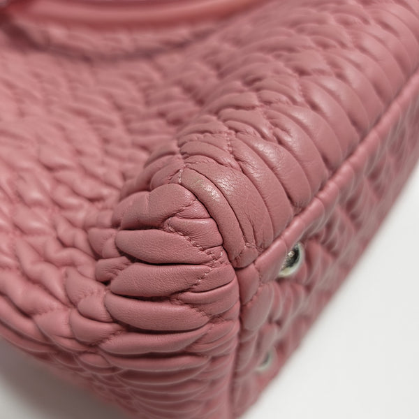 Crystal Quilted Lambskin Red