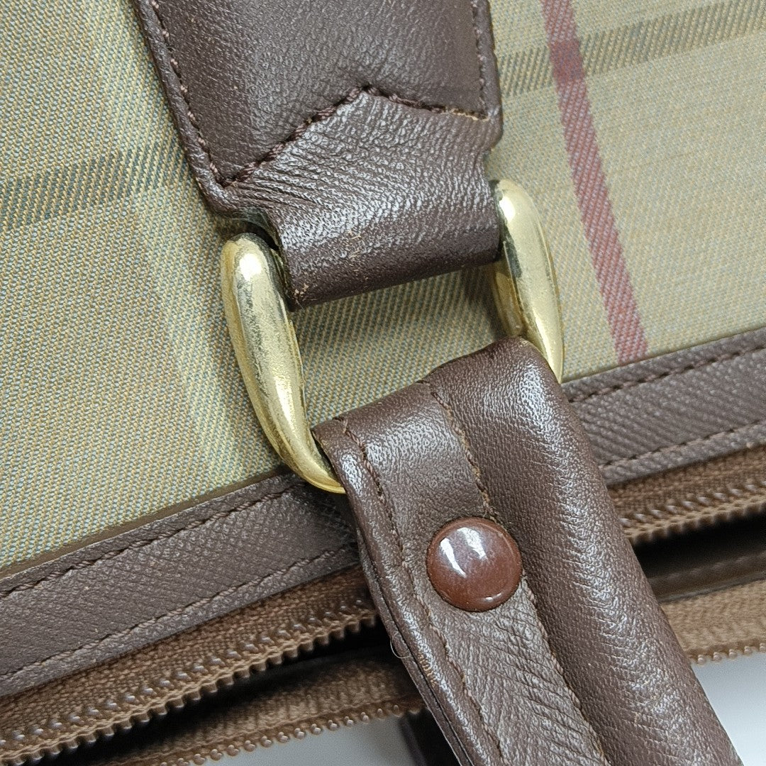 Fabric Top Handle Bag Beige