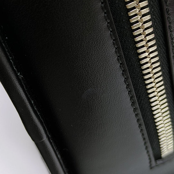Monogram Calfskin Shoulder Bag Black