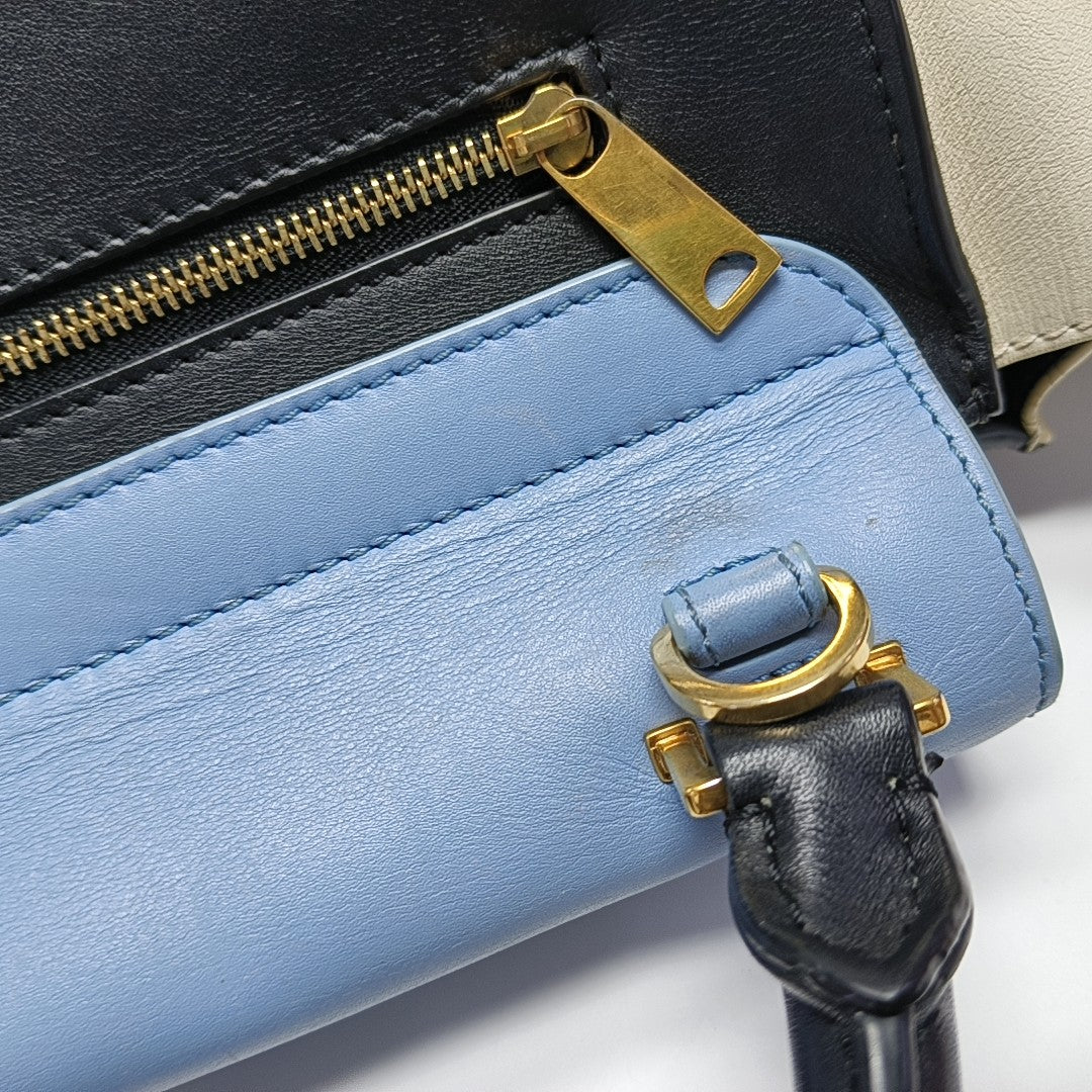 TRAPEZE Medium Calfskin Multicolor