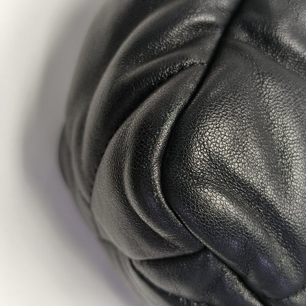 CHANEL 19 Small Quilted Lambskin Black