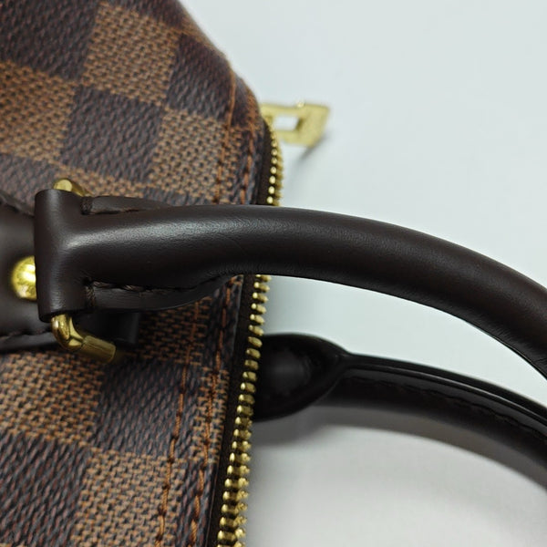 SPEEDY 25 Damier Ebene Coated Canvas Brown