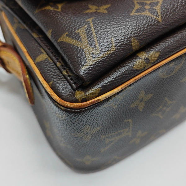 VIVA CITE Monogram Coated Canvas Brown